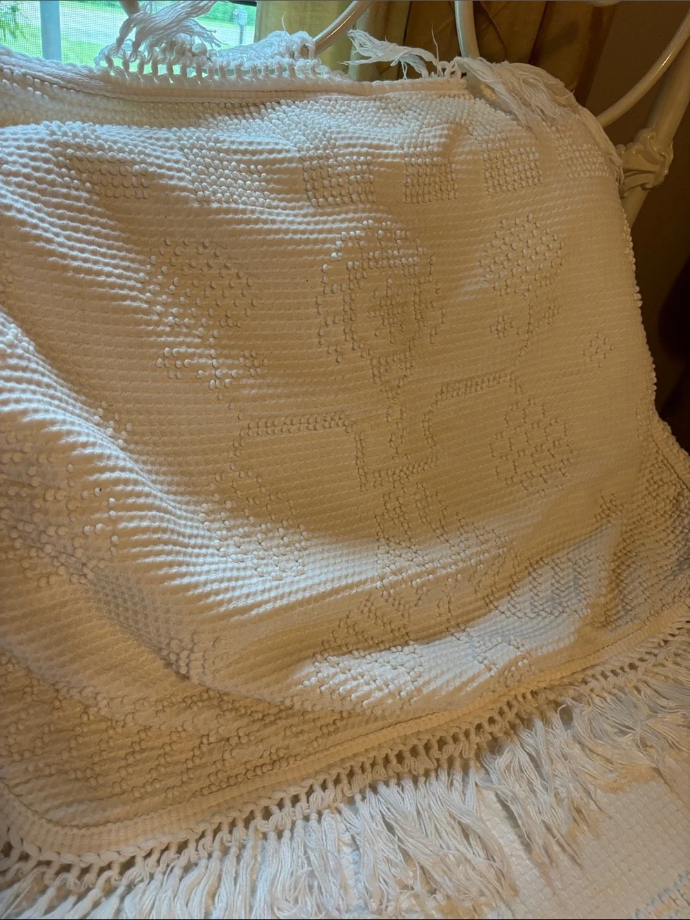 Bates George Washington Choice Chenille Bedspread with Pillow Shams Full/Queen